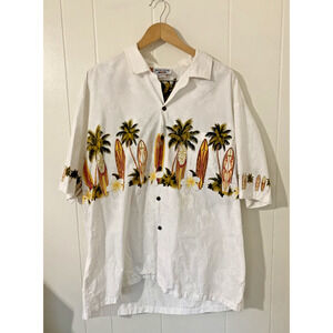 Vintage Pacific Legend Hawaiian Shirt Men’s 2XL Made in Hawaii USA Surfboards